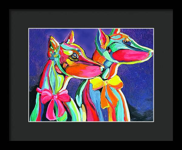 Daisy and Duke - Framed Print