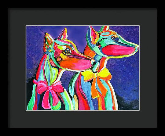 Daisy and Duke - Framed Print