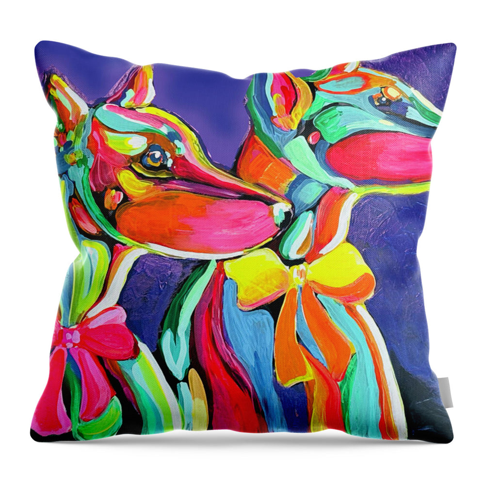 Daisy and Duke - Throw Pillow