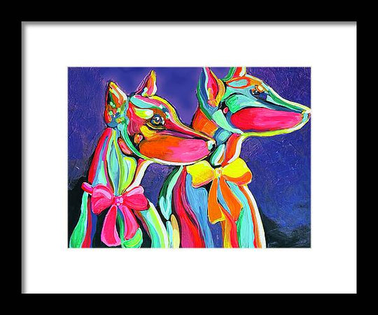 Daisy and Duke - Framed Print