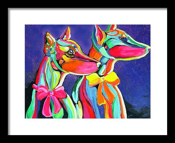 Daisy and Duke - Framed Print