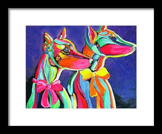 Daisy and Duke - Framed Print