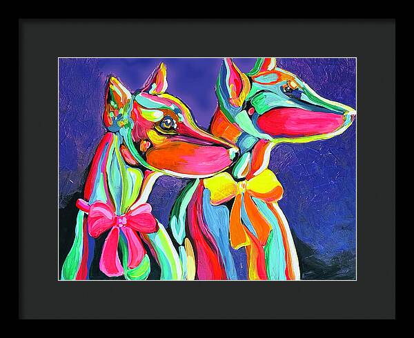 Daisy and Duke - Framed Print