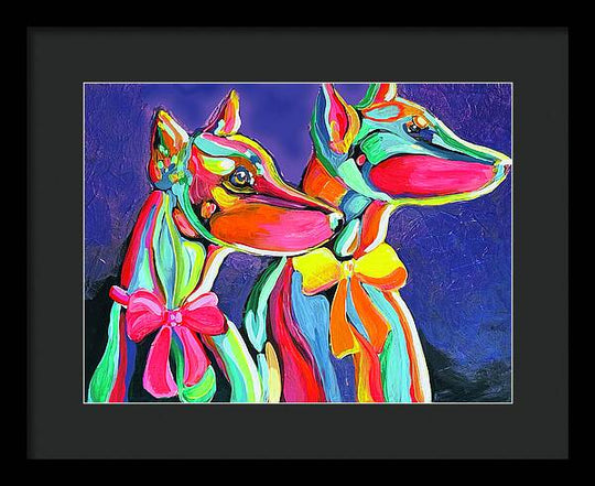 Daisy and Duke - Framed Print