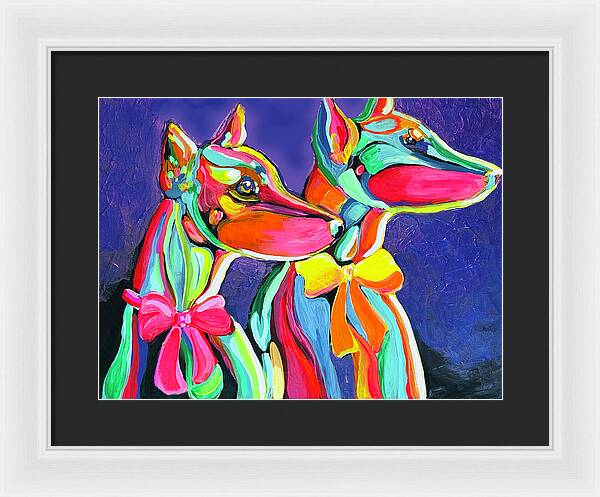 Daisy and Duke - Framed Print