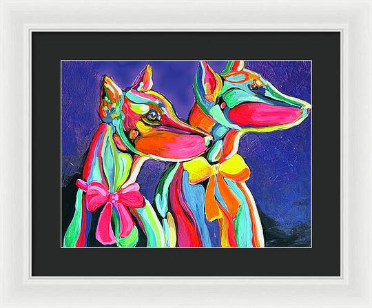 Daisy and Duke - Framed Print