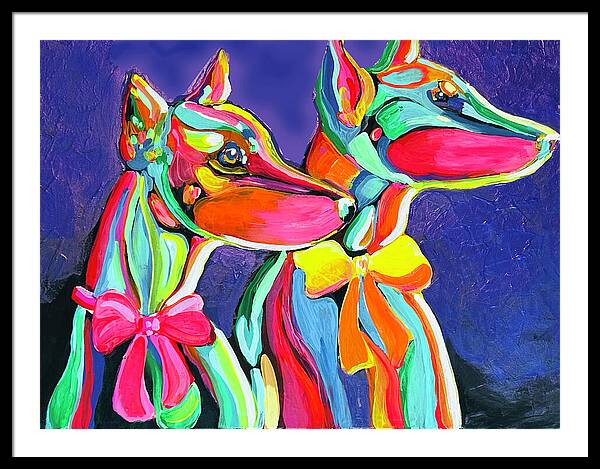 Daisy and Duke - Framed Print