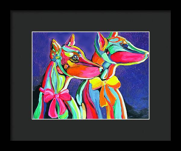 Daisy and Duke - Framed Print