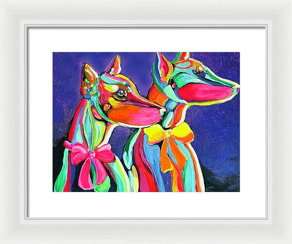 Daisy and Duke - Framed Print