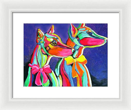 Daisy and Duke - Framed Print