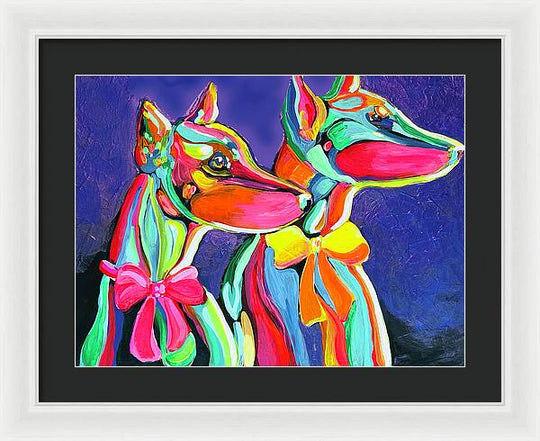 Daisy and Duke - Framed Print