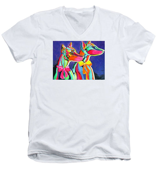 Daisy and Duke - Men's V-Neck T-Shirt