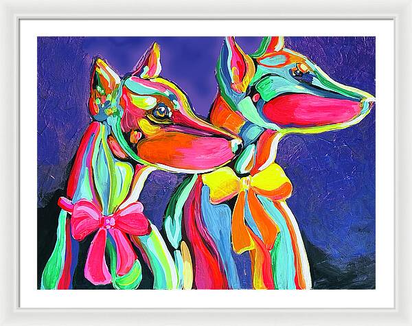 Daisy and Duke - Framed Print