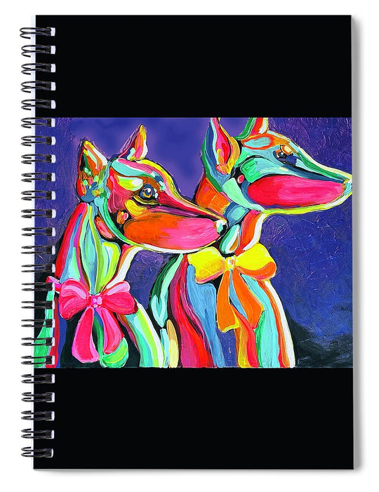 Daisy and Duke - Spiral Notebook