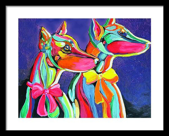 Daisy and Duke - Framed Print