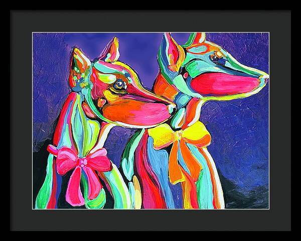 Daisy and Duke - Framed Print