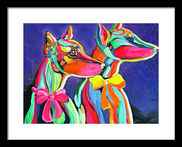 Daisy and Duke - Framed Print
