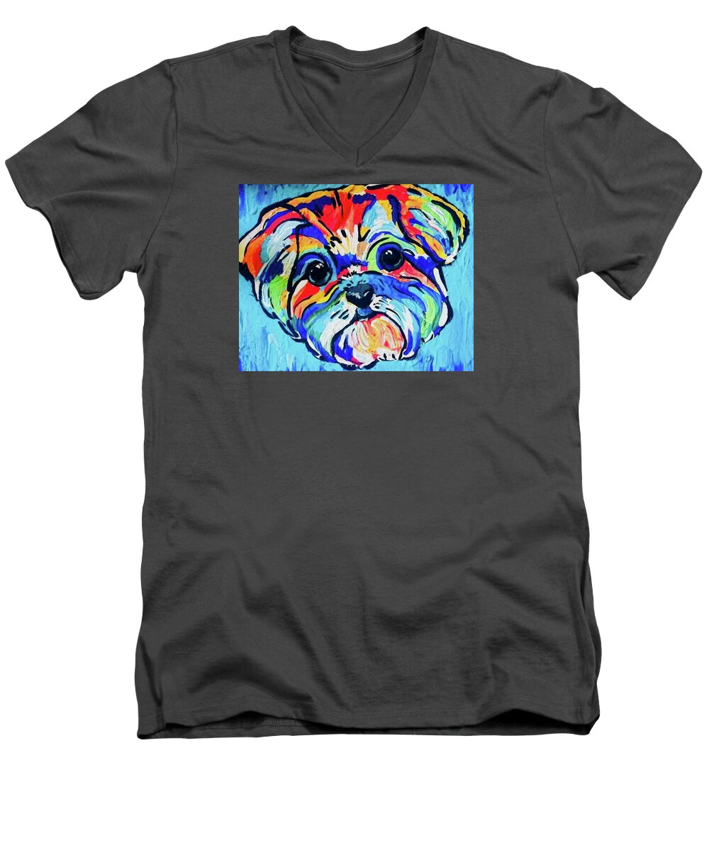 Fritz - Men's V-Neck T-Shirt