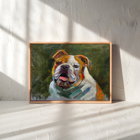 Original Artwork - Bulldog "Bart" by Gene Dillard
