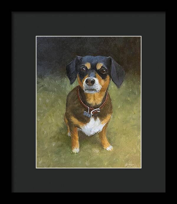 Jax - Framed Print