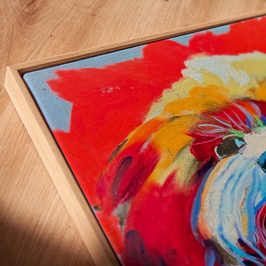 Original Artwork - Lhasa Apso "Ada Claire" by Katy Irwin