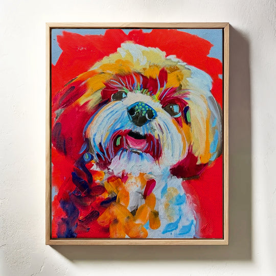 Original Artwork - Lhasa Apso "Ada Claire" by Katy Irwin
