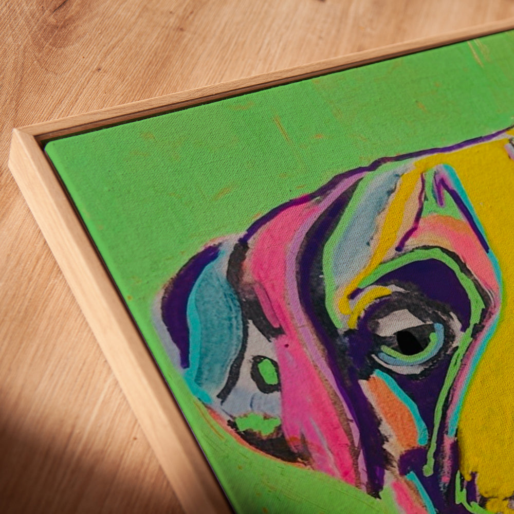 Original Artwork - Boxer Pup "Buster" by Katy Irwin