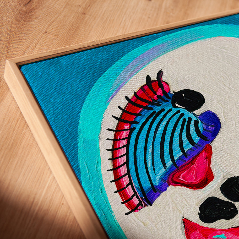 Original Artwork - Parakeet "Frances" by Katy Irwin