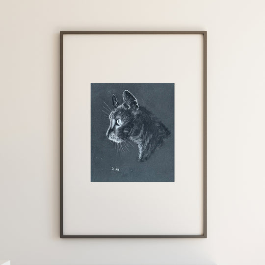 Original Artwork - Cat "Ash" by Lee Lustig