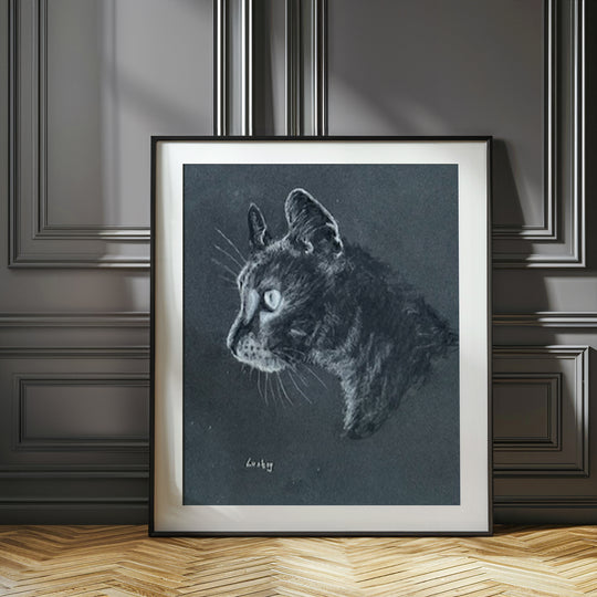 Original Artwork - Cat "Ash" by Lee Lustig