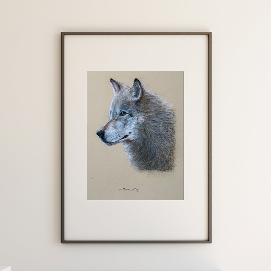 Original Artwork - Wolf "Timbre" by Lee Lustig
