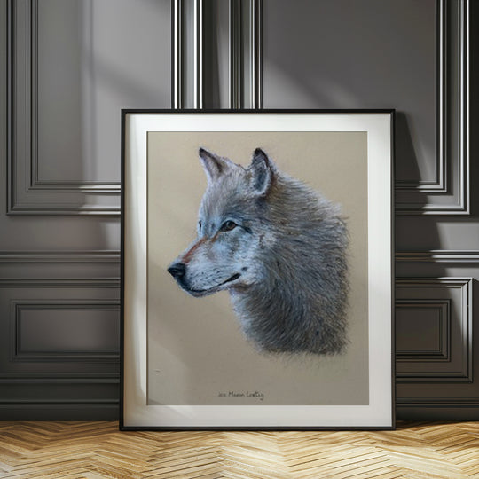 Original Artwork - Wolf "Timbre" by Lee Lustig