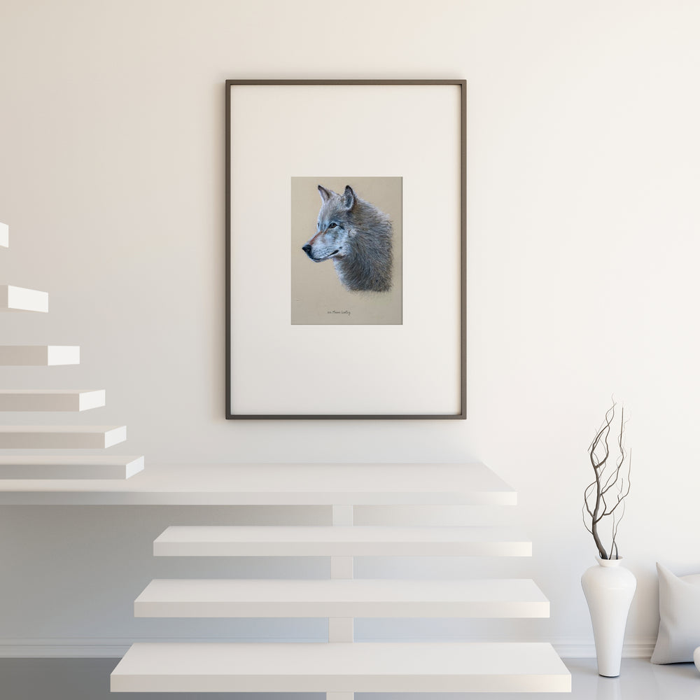 Original Artwork - Wolf "Timbre" by Lee Lustig