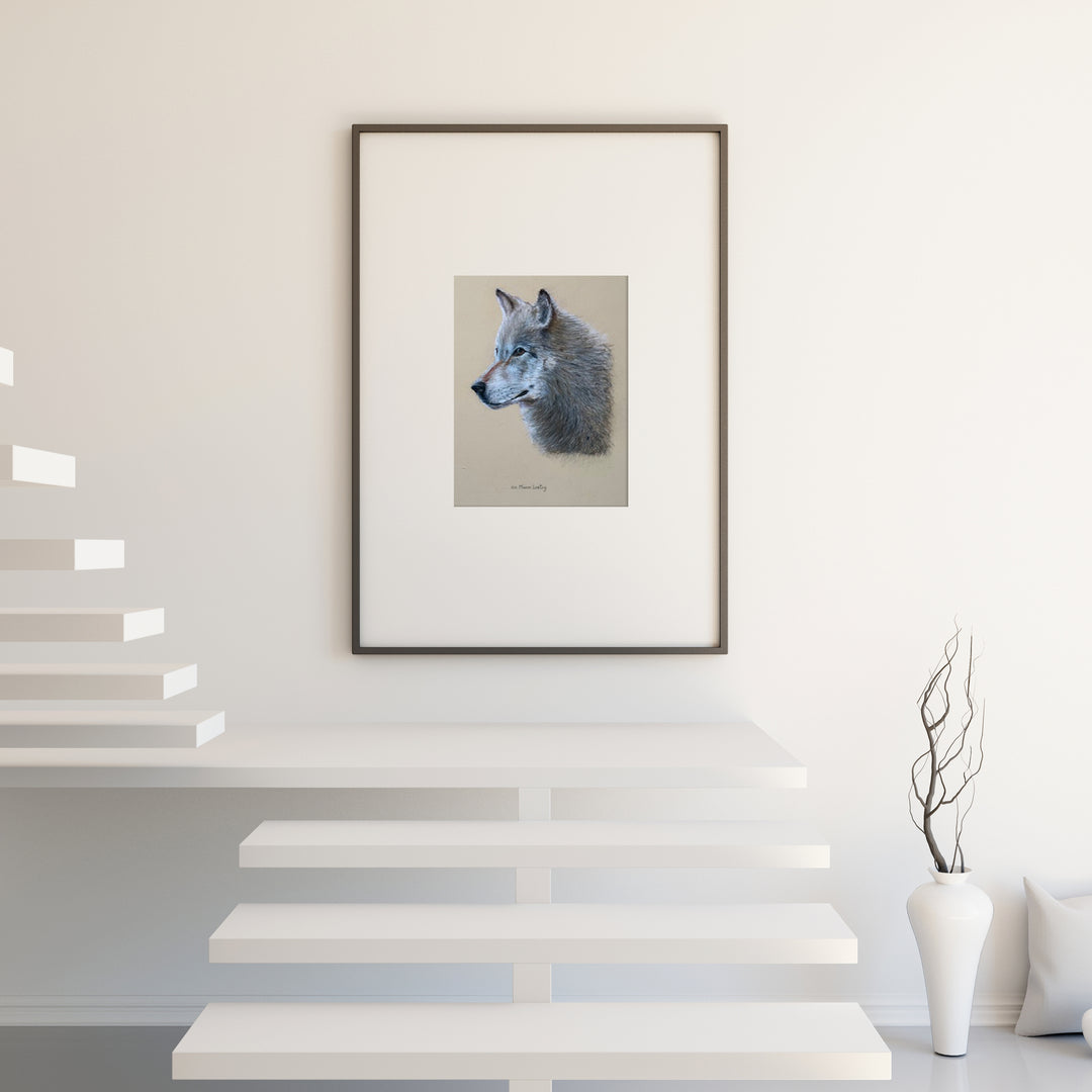 Original Artwork - Wolf "Timbre" by Lee Lustig