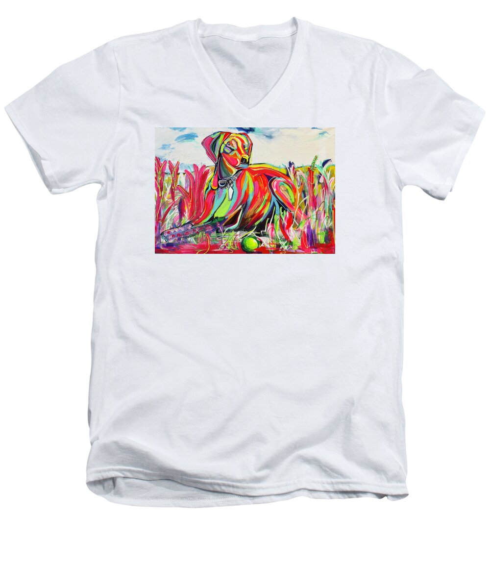 Lexi - Men's V-Neck T-Shirt