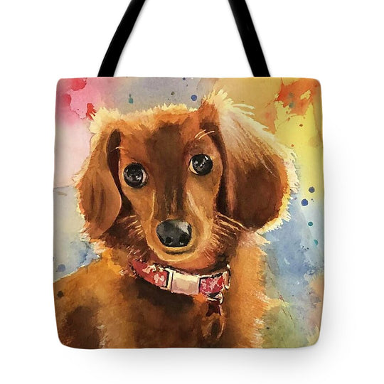 Longhair Dachsund - Tote Bag