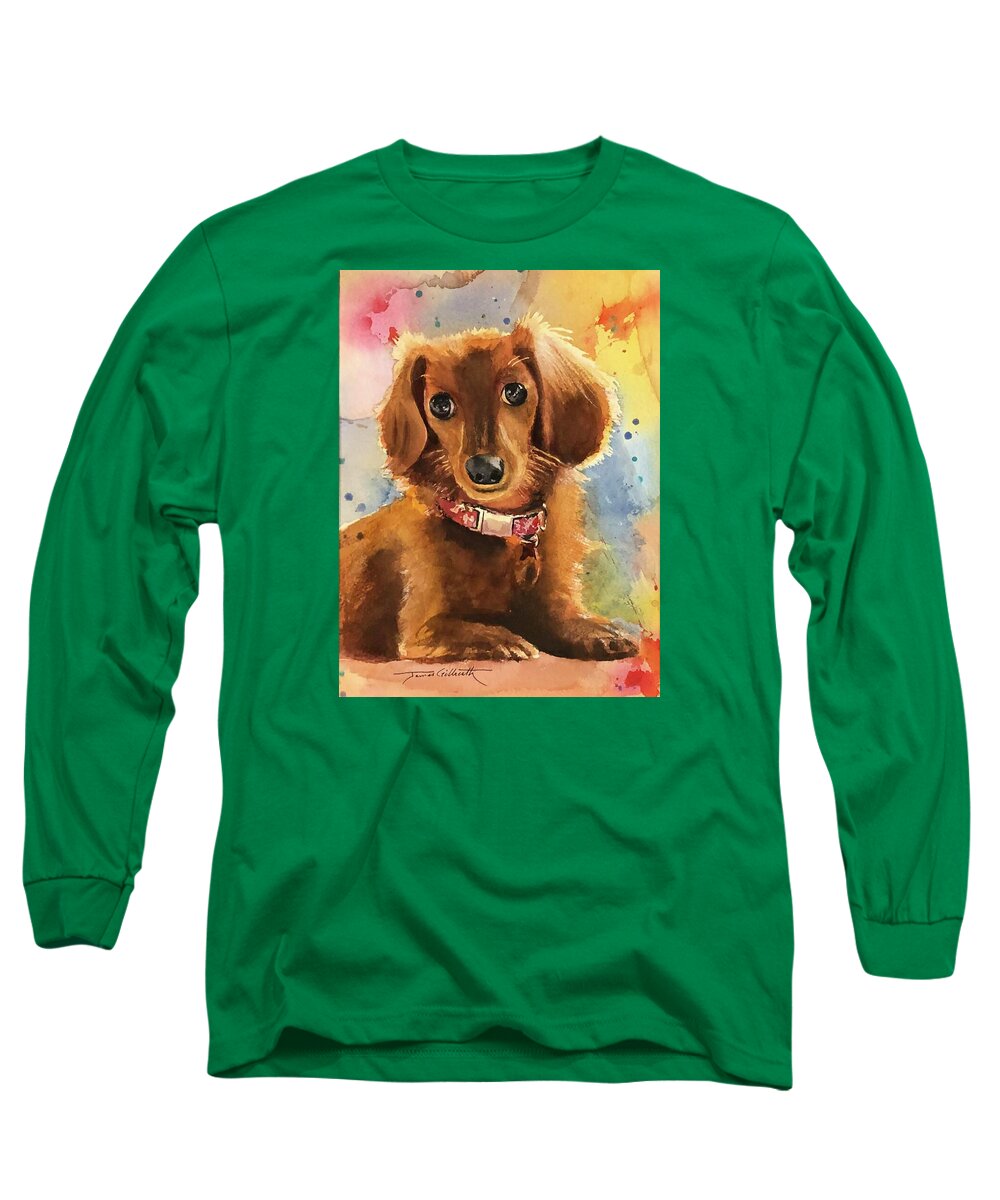 Longhair Dachsund - Long Sleeve T-Shirt