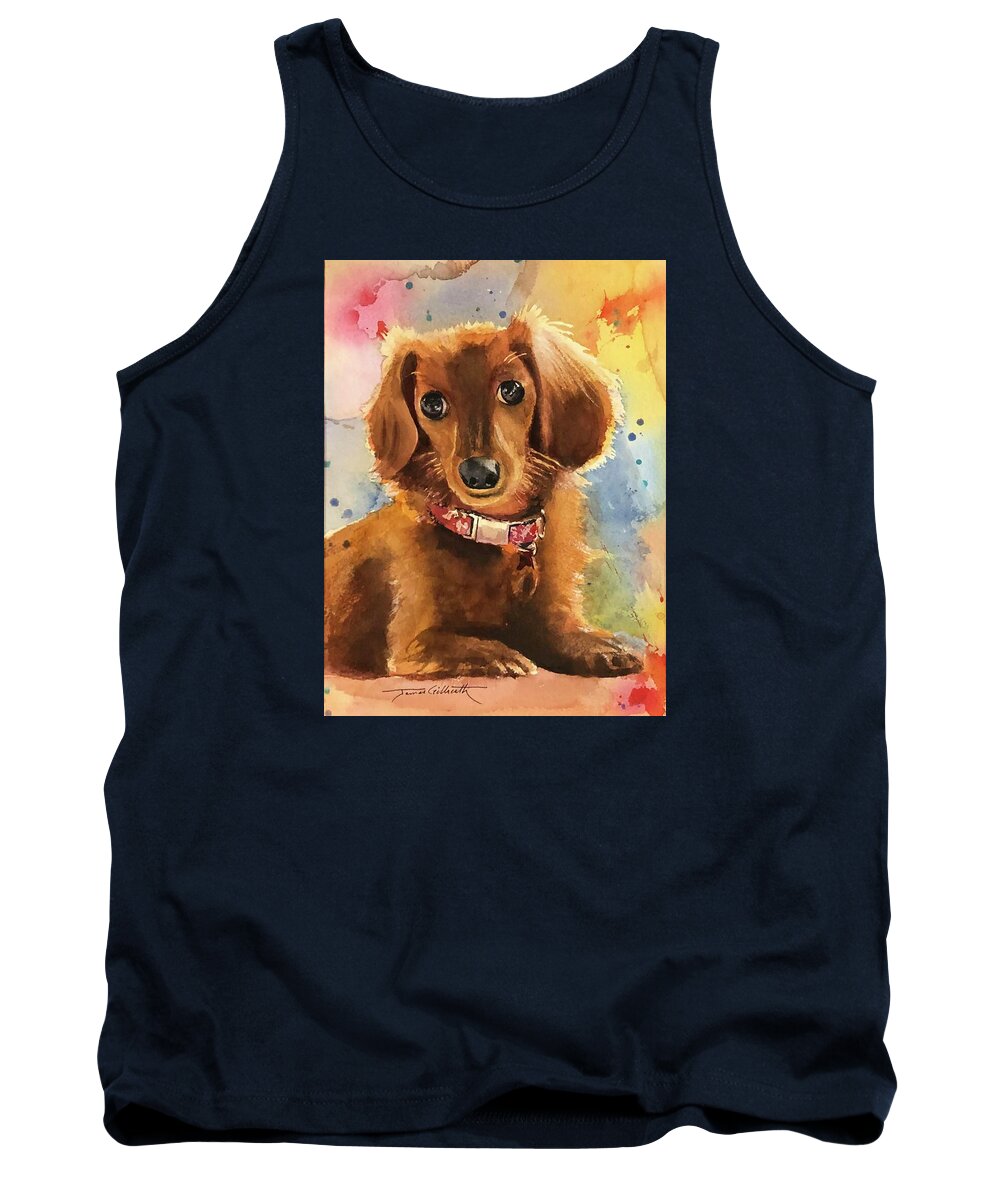 Longhair Dachsund - Tank Top