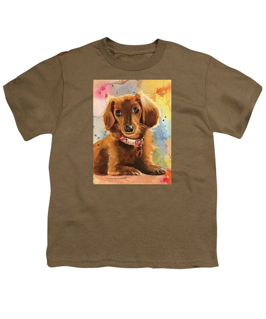 Longhair Dachsund - Youth T-Shirt