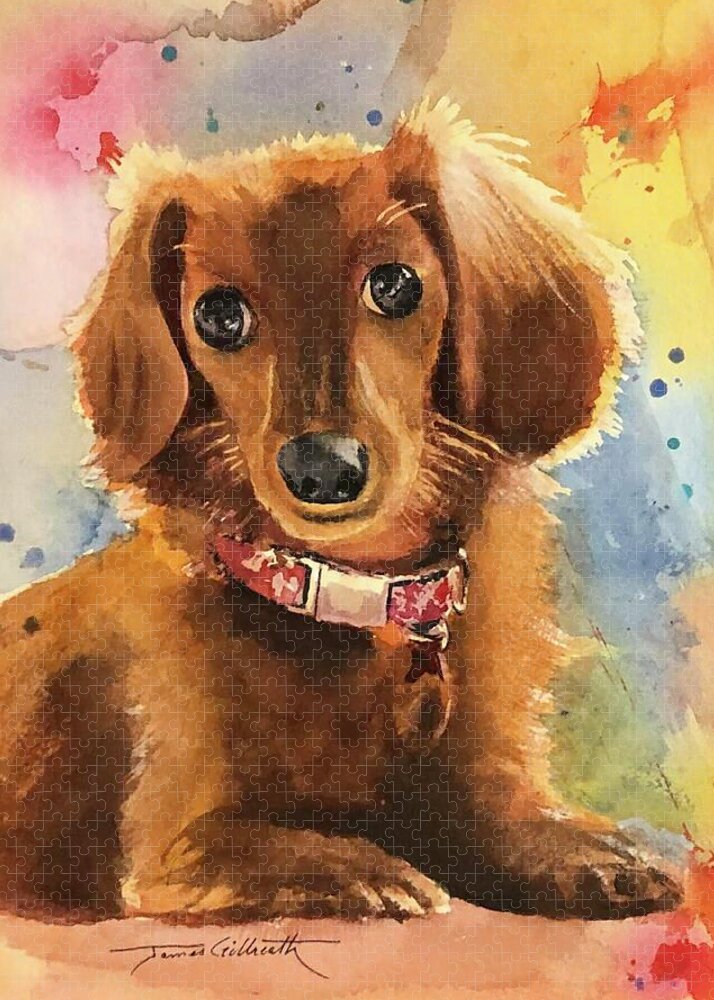 Longhair Dachsund - Puzzle