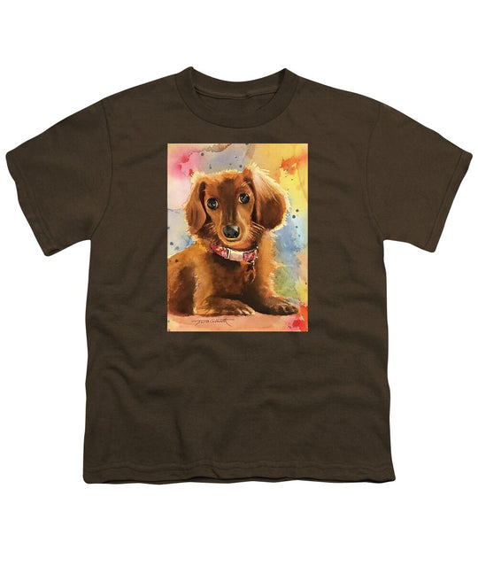 Longhair Dachsund - Youth T-Shirt
