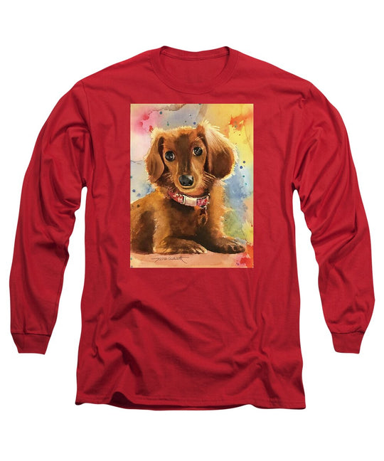Longhair Dachsund - Long Sleeve T-Shirt