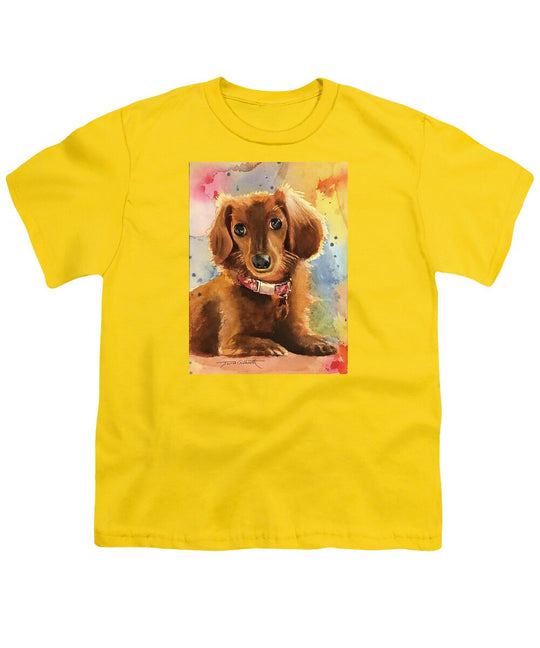 Longhair Dachsund - Youth T-Shirt