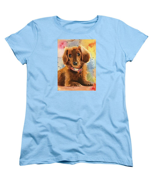 Longhair Dachsund - Women's T-Shirt (Standard Fit)