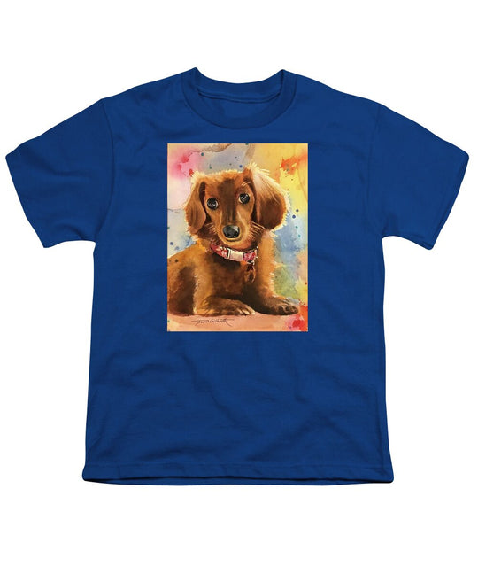 Longhair Dachsund - Youth T-Shirt