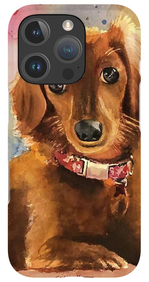 Longhair Dachsund - Phone Case