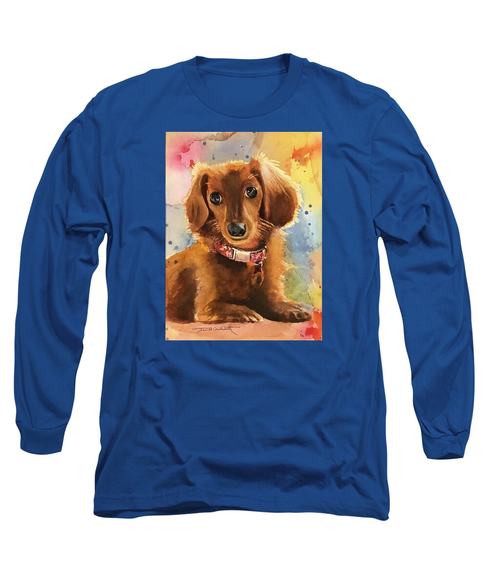 Longhair Dachsund - Long Sleeve T-Shirt