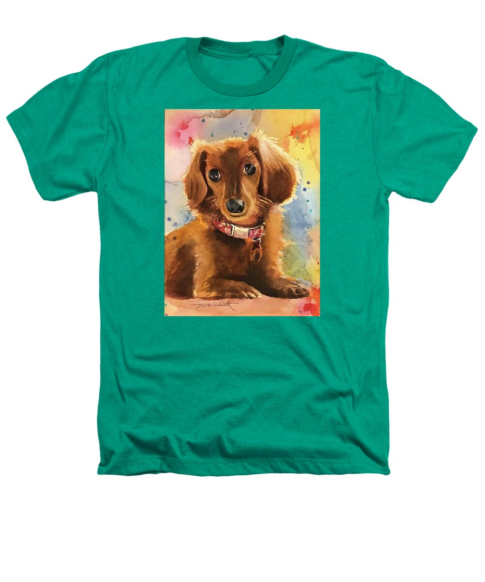 Longhair Dachsund - Heathers T-Shirt