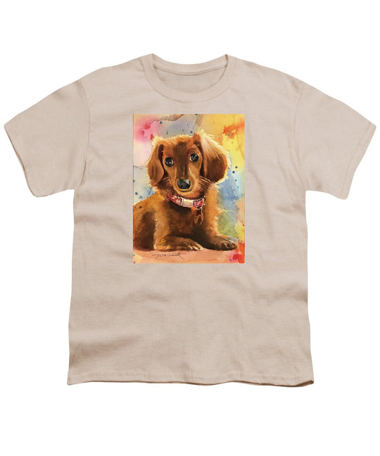 Longhair Dachsund - Youth T-Shirt