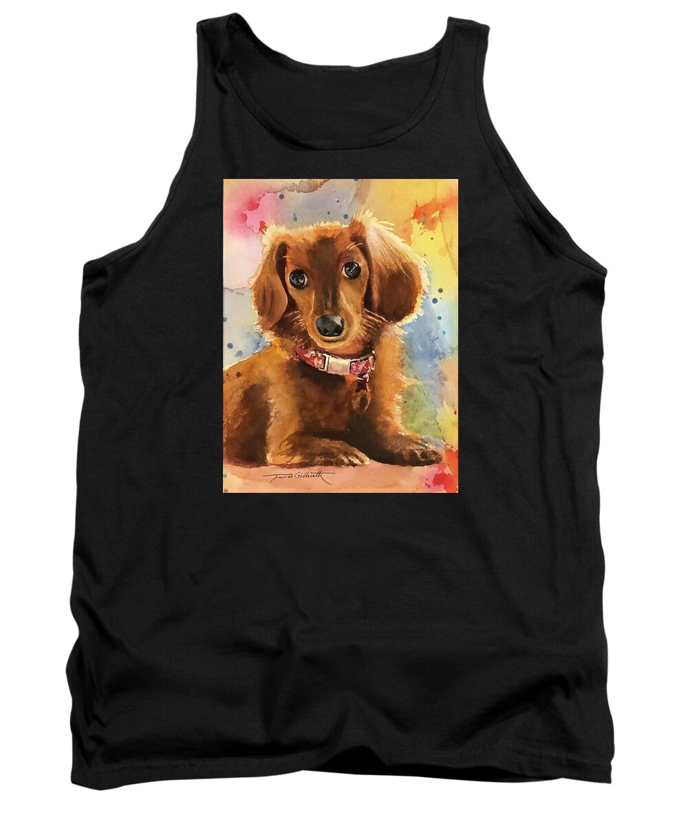 Longhair Dachsund - Tank Top